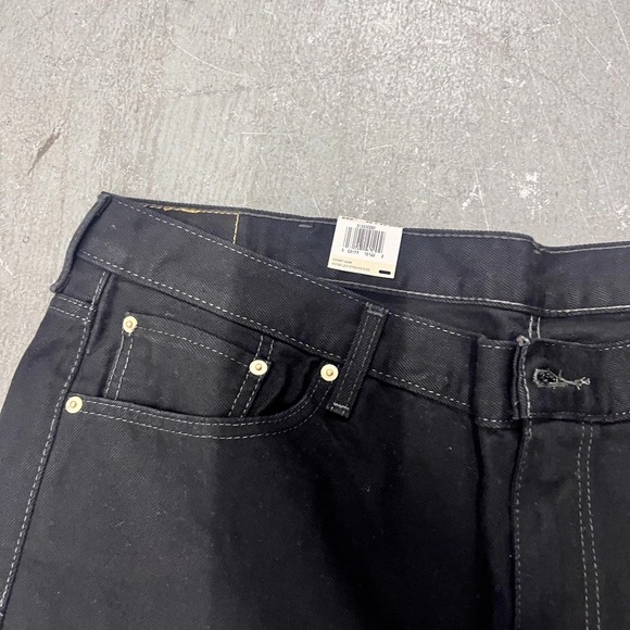 Levi's 550 Relaxed Fit Jeans Black Big & Tall 46x29 Men's Denim Tapered Leg - Picture 5 of 7